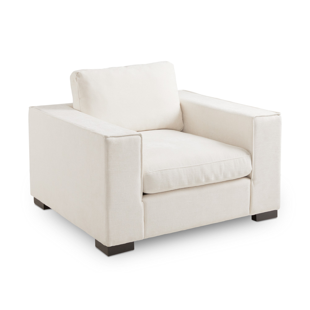 Grant Accent Chair: Ivory